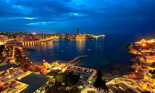 Aerial view of San Giljan