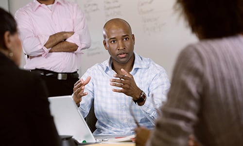 Business people in a meeting 