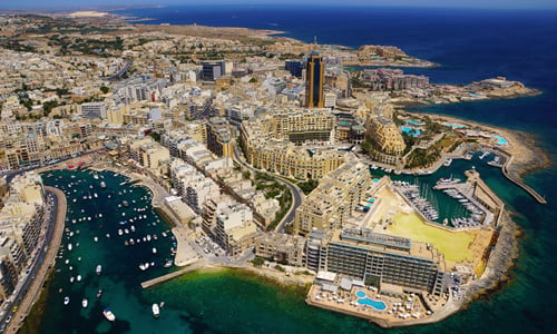 Malta aerial image