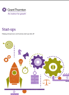 The start-ups brochure frontpage