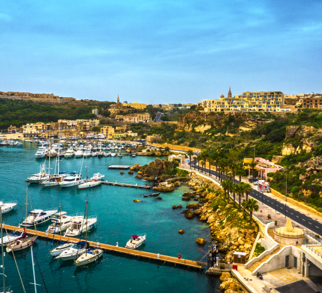 Photo of one of Malta's marina