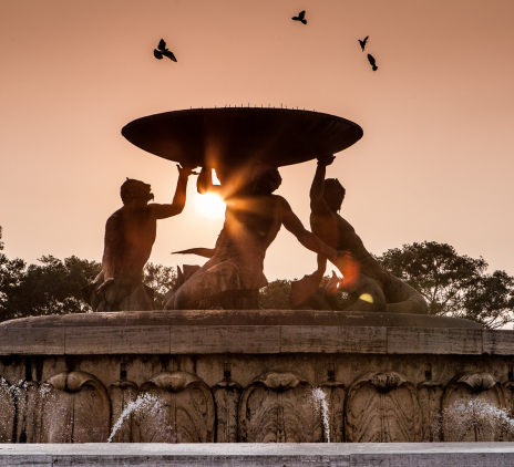 The Triton fountain in Valletta