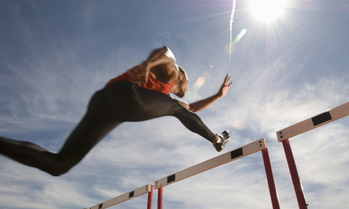 Hurdle jump racer
